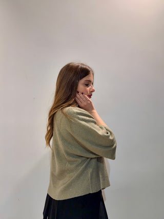 Maglia con micropaillettes Fabiana Filippi