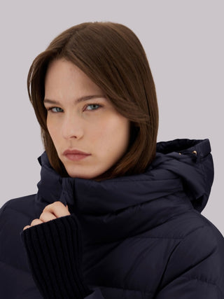 Piumino iconico blu Herno