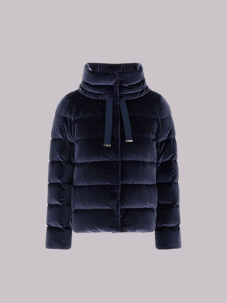 Piumino cappa velvet Herno