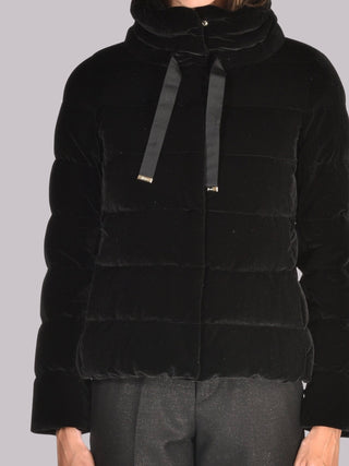 Piumino cappa velvet Herno