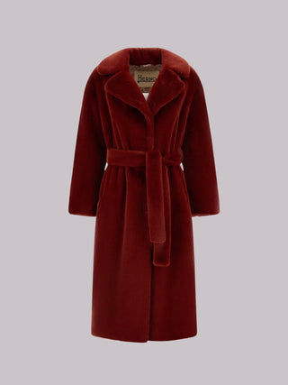 Cappotto in ecopelliccia Herno