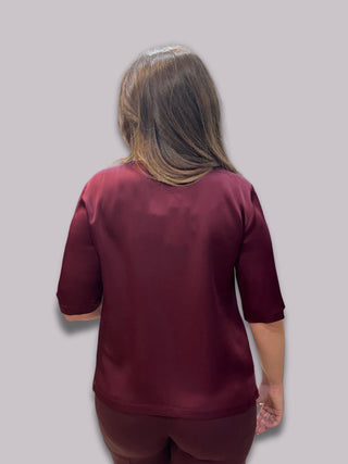 Blusa in viscosa Clips