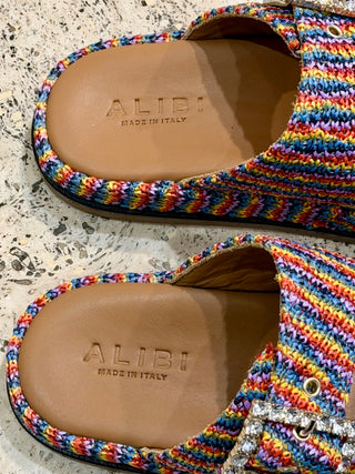 Sandali in rafia Greta Rainbow Alibi