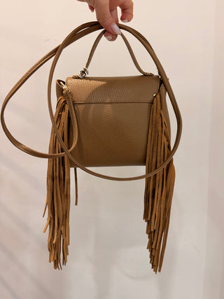 Mini-bag con frange Visonà