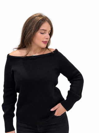 Maglia Betty con scollo a barca Vanisè