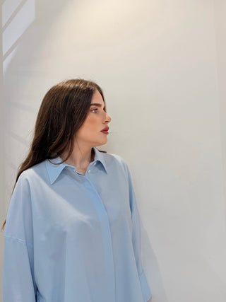 Camicia con dettaglio in filo diamante Fabiana Filippi