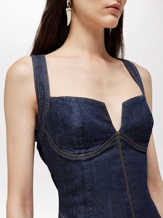 Abito a tubino in denim Blugirl