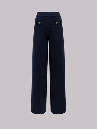 Pantalone in maglia con bottoni gioiello Blugirl