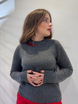 Maglia con ricamo Fabiana Filippi