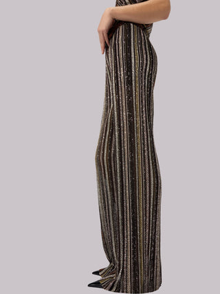 Pantalone in maglia a righe spigata Missoni