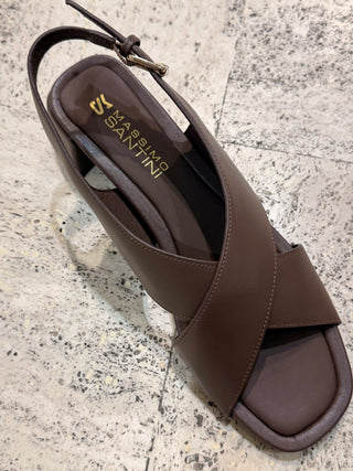 Sandalo con tacco Taisia Massimo Santini