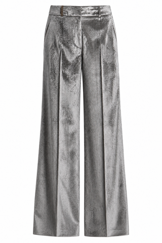 Pantalone a palazzo in velluto Peserico