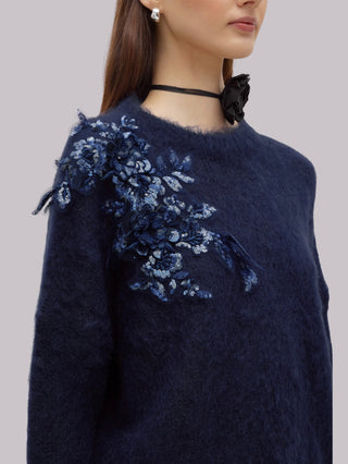 Maglia con ricamo Blugirl