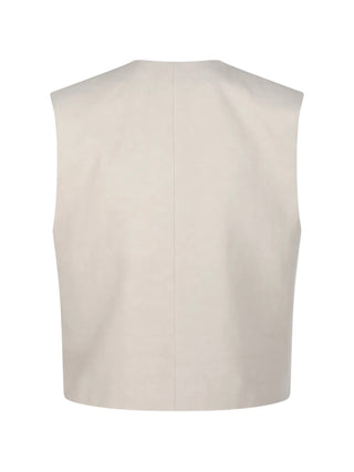 Gilet con bottoni oro Parosh