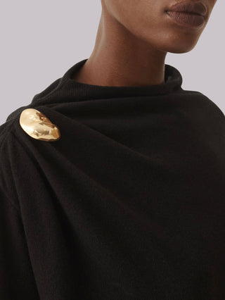 Abito lungo in maglia con applicazione Fabiana Filippi