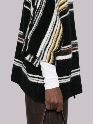 Cardigan a righe in mohair Missoni