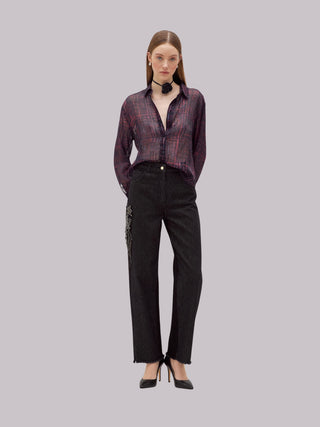 Jeans con ricamo Blugirl