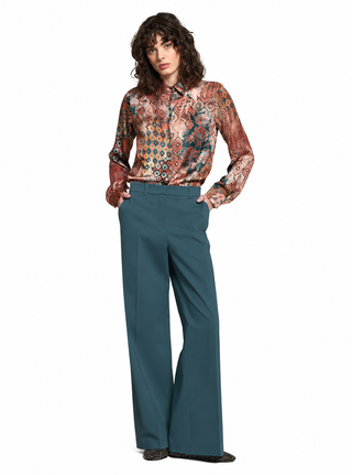 Camicia Nuvola in viscosa fantasia Camicetta Snob