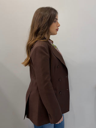 Giacca doppiopetto in misto viscosa Parosh