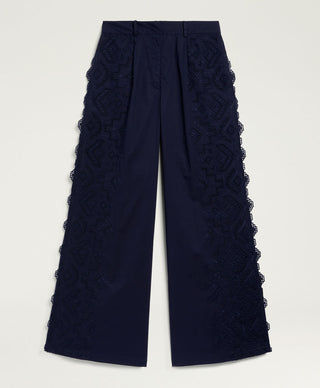Pantalone Lienzo in popeline sangallo Momonì