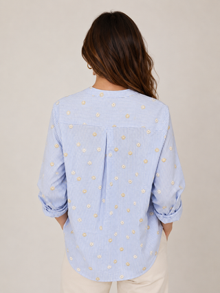 Camicia in misto cotone fantasia Camicetta Snob