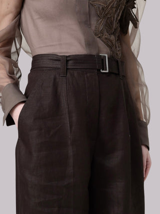 Pantalone in lino Brunello Cucinelli