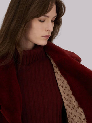 Cappotto in ecopelliccia Herno