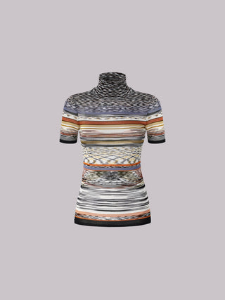 Lupetto in maglia a righe Missoni