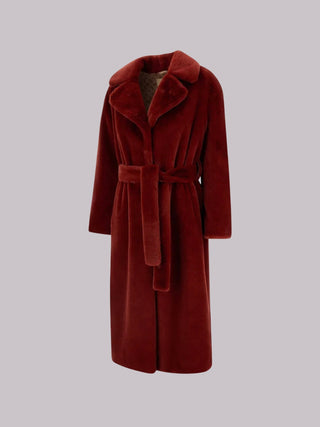 Cappotto in ecopelliccia Herno
