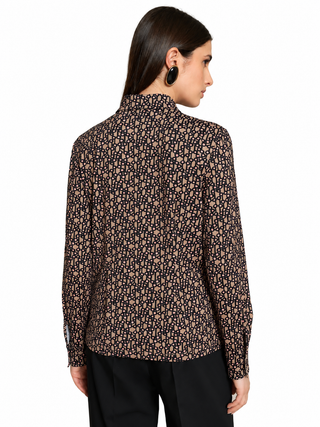 Camicia no stiro elasticizzata fantasia Camicetta Snob