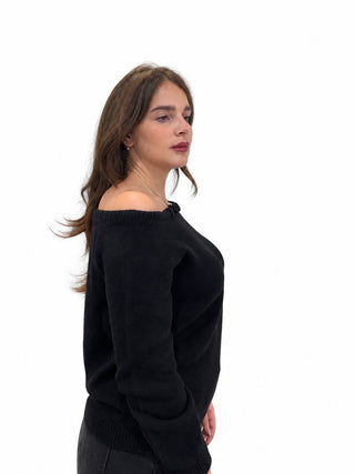 Maglia Betty con scollo a barca Vanisè