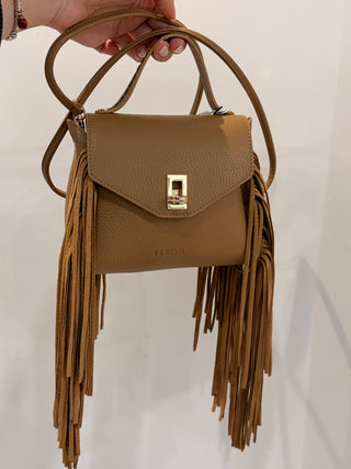 Mini-bag con frange Visonà