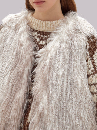 Gilet in ecopelliccia Blugirl