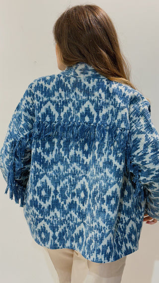 Giacca Ara con nappe intrecciate Momonì