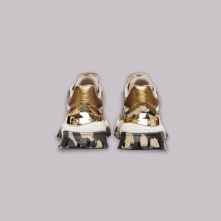 Sneakers in pelle e strass Joya Paris