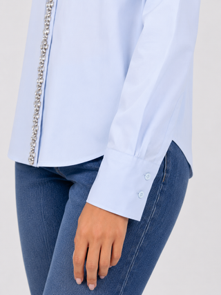 Camicia con cristalli Blugirl