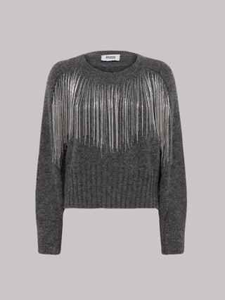 Maglia con frange chains Alpha Studio