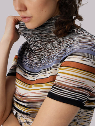 Lupetto in maglia a righe Missoni