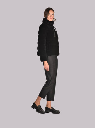 Piumino cappa velvet Herno