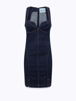 Abito a tubino in denim Blugirl