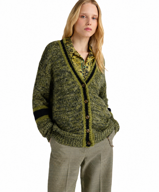Cardigan in mohain Orvan Momonì