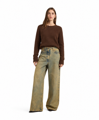 Jeans Aoki in denim vintage Momonì