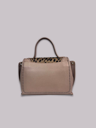 Borsa Crudelia in pelle Visonà
