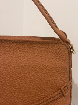 Borsa Vita in pelle martellata color blush Visonà