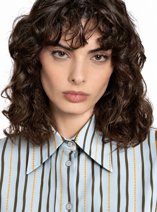 Camicia Ellen in viscosa fantasia Camicetta Snob