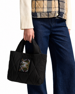 Mini borsa tote trapuntata Connie Barbour