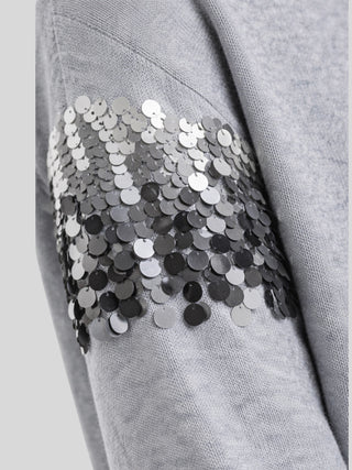 Maglia con paillettes Clips