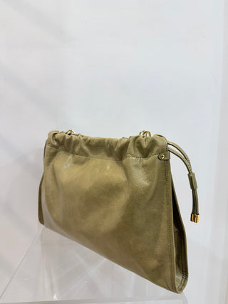 Borsa Giorgia media in pelle color kaki