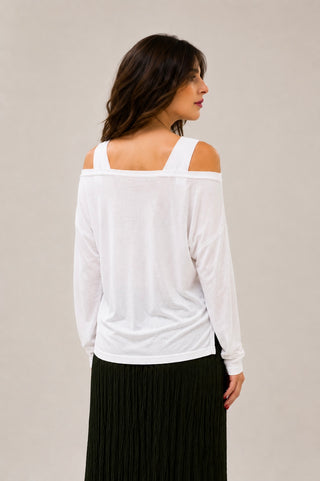 Maglia due layers in lino Parosh