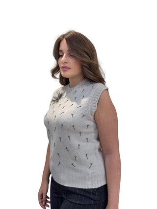 Gilet Luce in lana e cachemire Vanisè